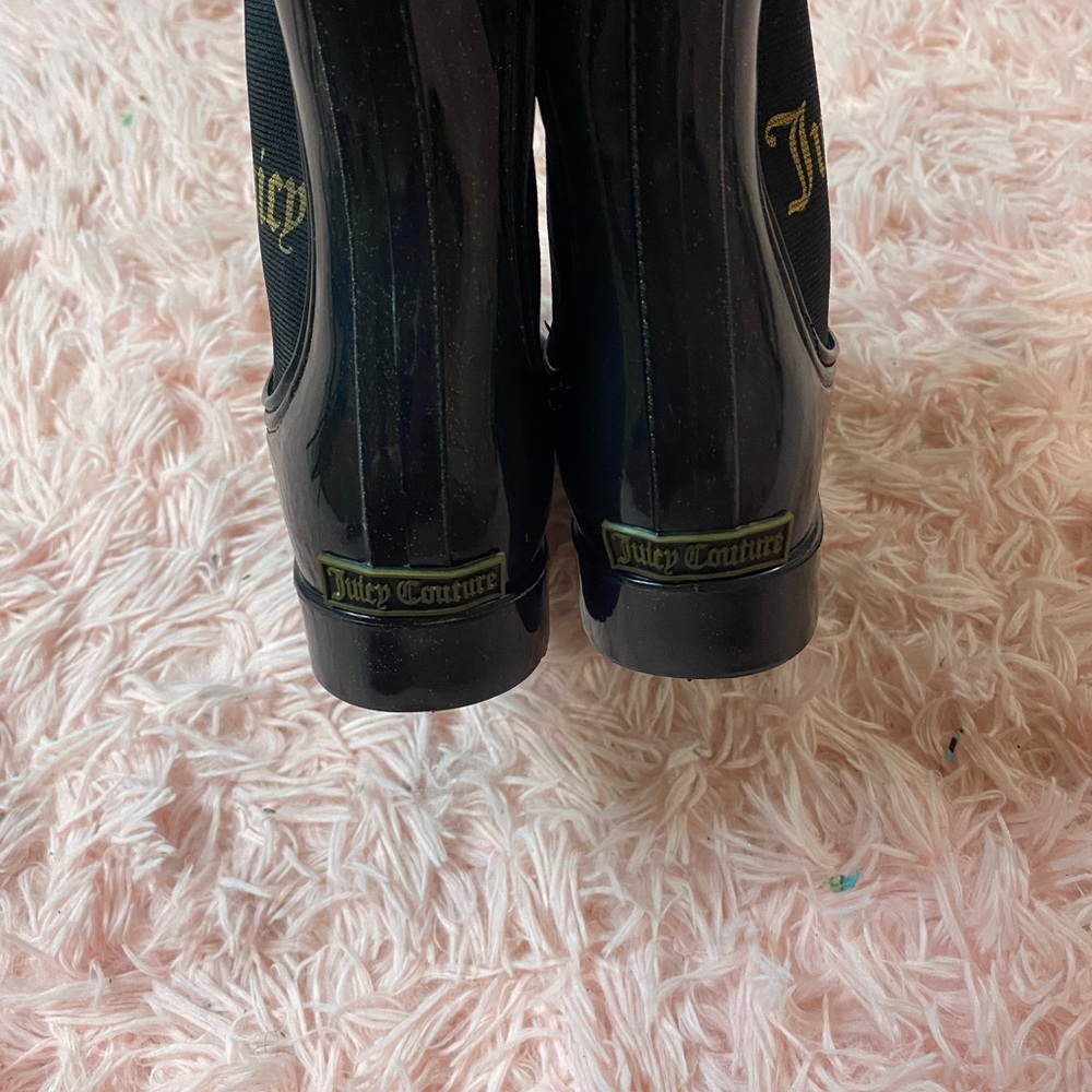 Juicy Couture rain boots.